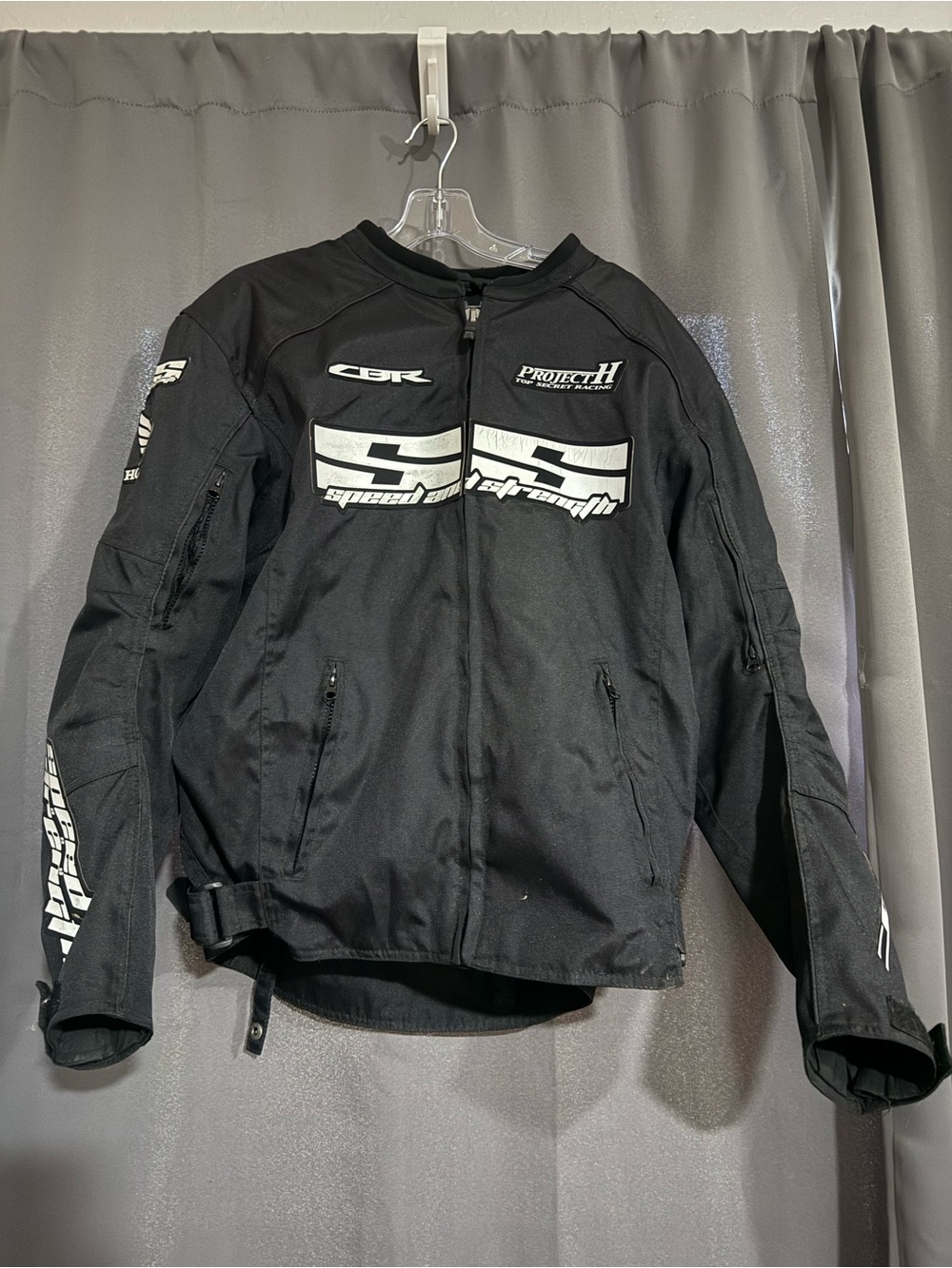 Honda CBR Speed Performance Black Motorcycle Jacket
